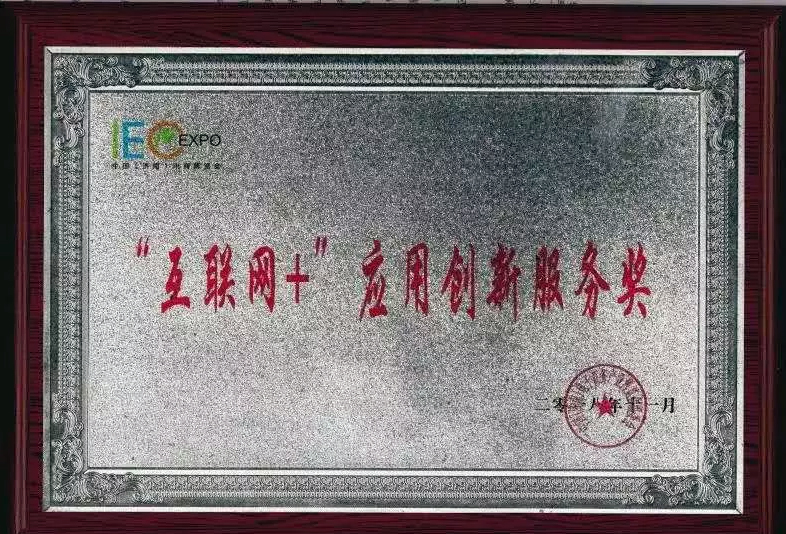 “互聯(lián)網(wǎng)+”應(yīng)用創(chuàng)新服務(wù)獎