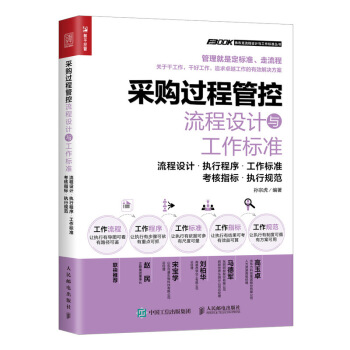 采購過程管控流程設(shè)計(jì)與工作標(biāo)準(zhǔn)